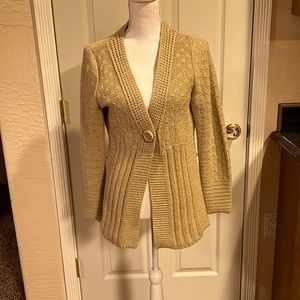 Vintage khaki cardigan